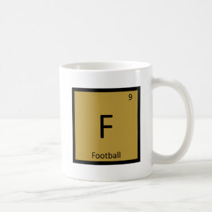 Caneca De Café F - Tabela Periódica da Química dos Esportes de Fu