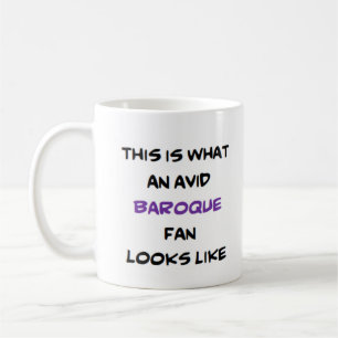 Caneca De Café fã barroca, ávido