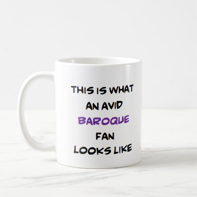 Caneca De Café fã barroca, ávido (Esquerda)