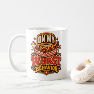 Caneca De Café Fã da Festa da Linguiça com Comportamento na Minha
