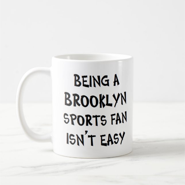 Caneca De Café fã de esportes de brooklyn, sendo (Esquerda)