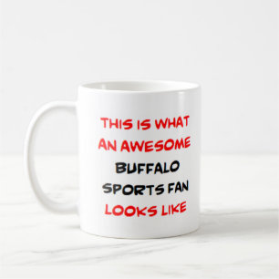 Caneca De Café fã de esportes de búfalo incrível