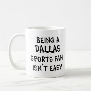 Caneca De Café fã de esportes de dallas, sendo