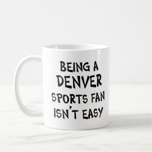 Caneca De Café fã de esportes de denver, sendo