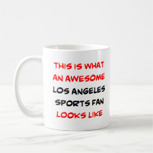 Caneca De Café fã de esportes de los angeles, incrível