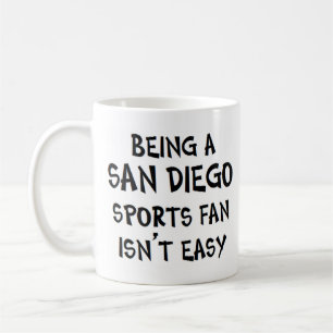 Caneca De Café fã de esportes de san diego, sendo