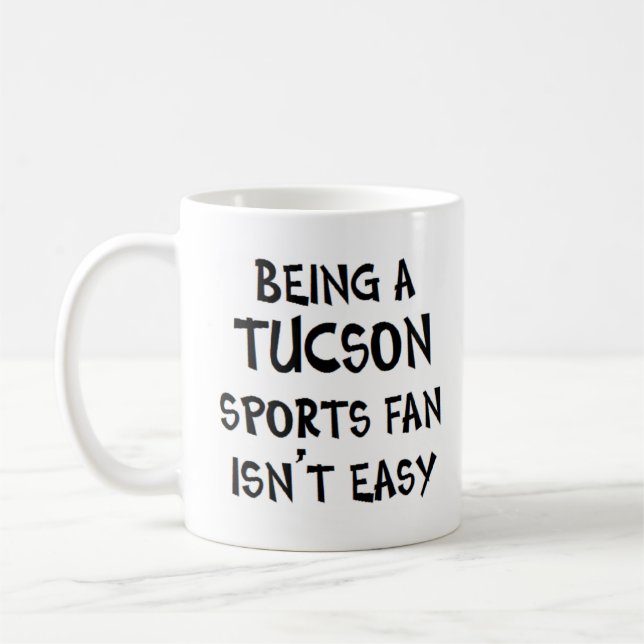 Caneca De Café fã de esportes de tucson, sendo (Esquerda)
