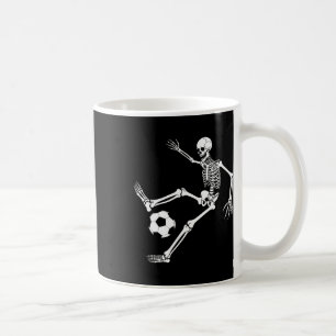 Caneca De Café Fã de Fantasia de Futebolista Esqueleto para o Hal