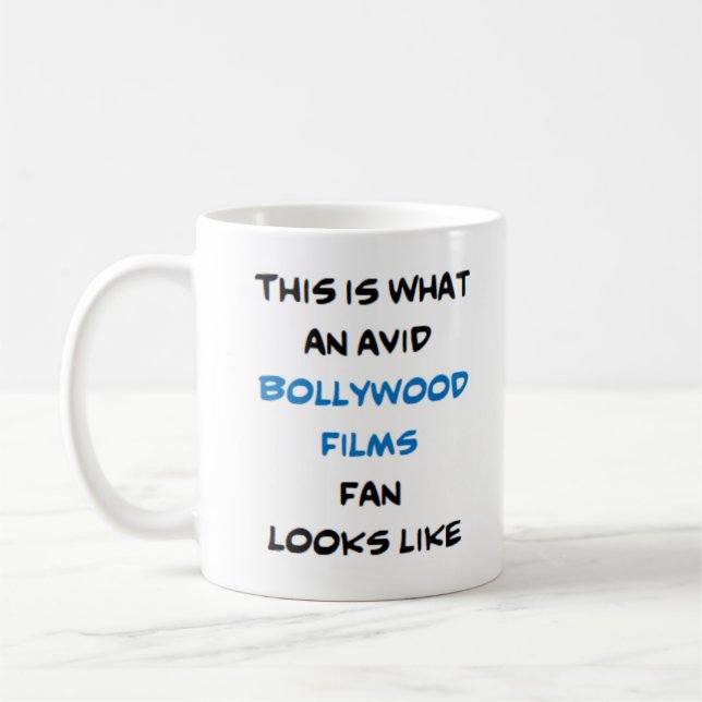 Caneca De Café fã de filmes bollywood, ávido (Esquerda)