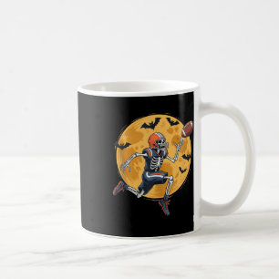 Caneca De Café Fã de Futebol Americano Esqueleto Halloween Homens