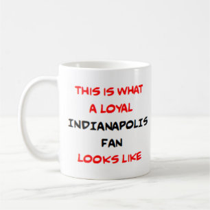 Caneca De Café fã de indianapolis, leal