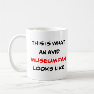 Caneca De Café fã de museu, ávido