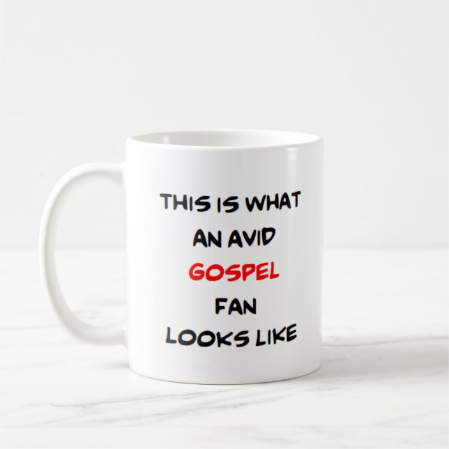 Caneca De Café fã gospel, ávido (Esquerda)