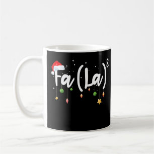 Caneca De Café Fa (La) 8 Professor de Música Santa Hat Pajama Nat
