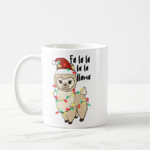 Caneca De Café Fa La La La La Llama
