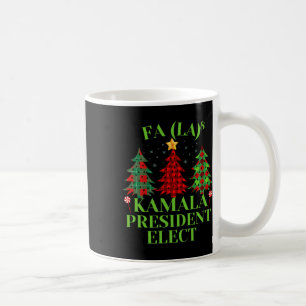 Caneca De Café Fa La Xadrez Natal Kamala Presidente Eleger Ho