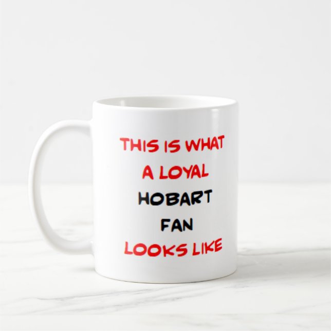Caneca De Café fã leal do Hobart (Esquerda)