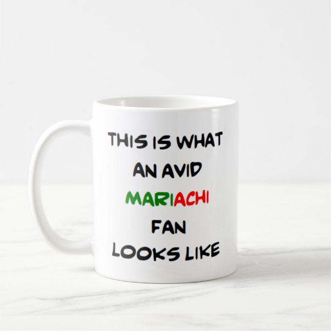 Caneca De Café fã mariachi, ávido (Esquerda)