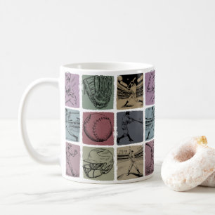 Caneca De Café Fã-tenente do baseball Lover Mug Sports Gift Atlet