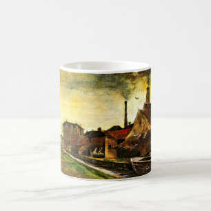 Caneca De Café Fábrica de ferro em Haia por Vincent van Gogh