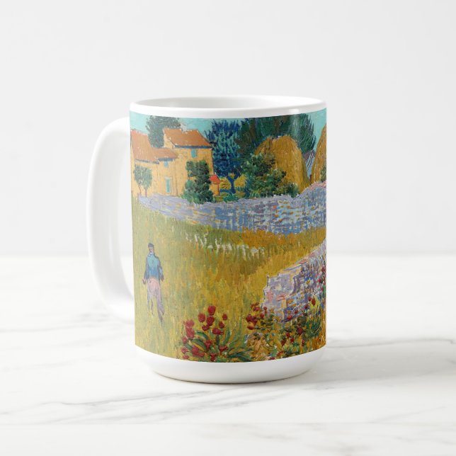Caneca De Café Fábrica de Provença | Vincent van Gogh (Frente Esquerda)