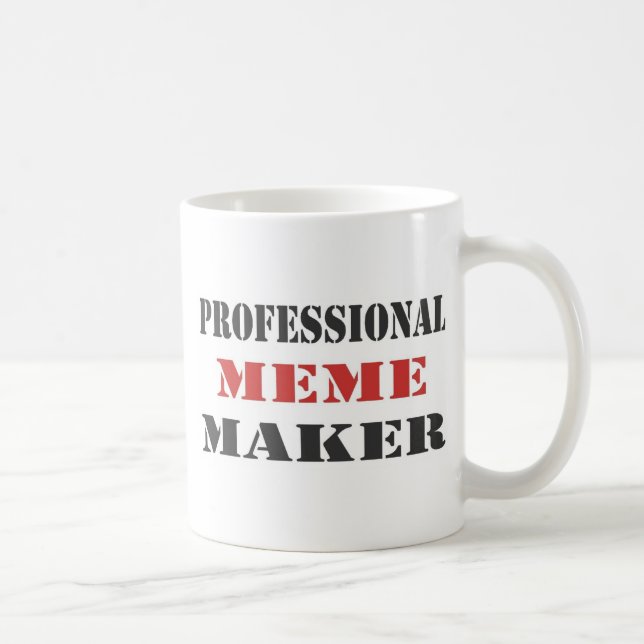 Caneca De Café Fabricante profissional de Meme (Direita)