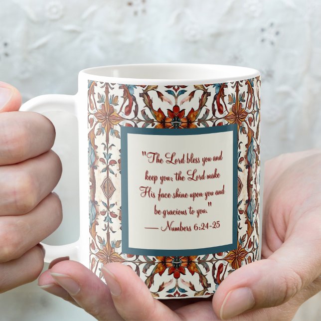 Caneca De Café Fabulosa queda e Blue Morning Blessing Mug (Criador carregado)