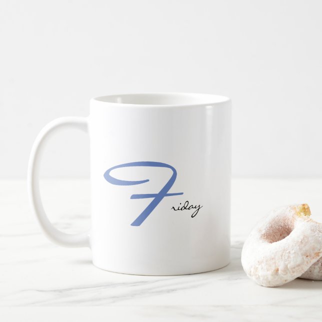Caneca De Café Fabulous Friday Weekend Feeling Fun Text Design Co (Com Donut)