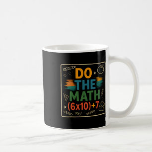 Caneca De Café Faça a Conta Engraçado 67 Equação Presente Profess