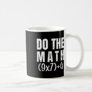 Caneca De Café Faça a Equação Matemática Dia de Ação de Graças Pr