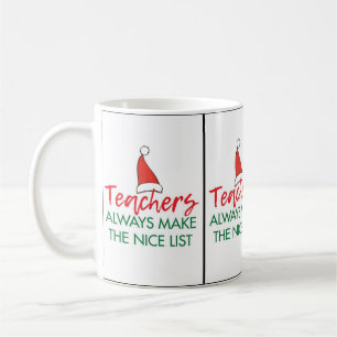 CANECA DE CAFÉ **FAÇA A LISTA LEGAL DE PROFESSOR DE NATAL MUG**