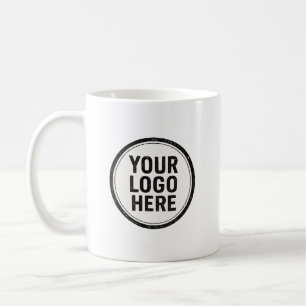 Caneca De Café Faça a sua empresa personalizada com a marca de lo