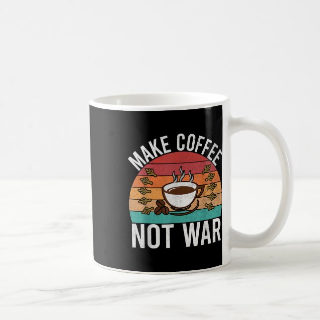 Caneca De Café Faça café não guerra Barista (Direita)