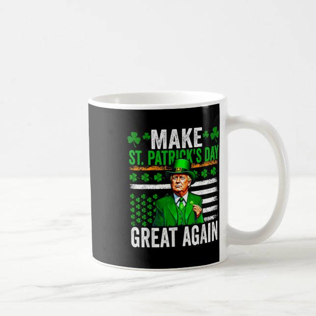 Caneca De Café Faça com que a Rua do dia de Patrick Excelente de  (Direita)