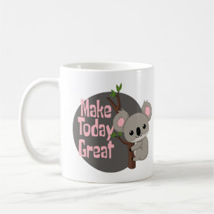 Caneca De Café Faça com que o excelente Kawaii tenha uma cinza en