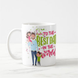 Caneca De Café Faça com que o Pai sorria um Dia de os pais exclus