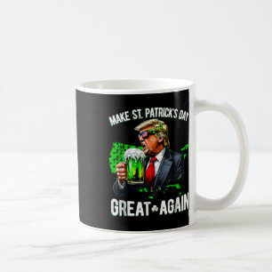 Caneca De Café Faça Excelente De Dia de São Patrício Novamente Ca