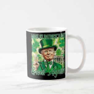 Caneca De Café Faça Excelente De Dia de São Patrício Novamente En