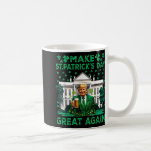 Caneca De Café Faça Excelente De Dia de São Patrício Novamente En