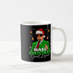 Caneca De Café Faça Excelente de Natal novamente Papais noeis eng