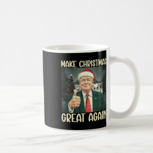 Caneca De Café Faça Excelente De Natal Novamente Papais noeis Eng