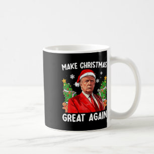 Caneca De Café Faça Excelente De Natal Novamente Papais noeis Eng