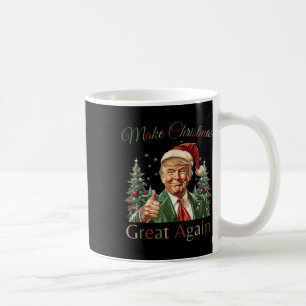 Caneca De Café Faça Excelente De Natal Novamente Papais noeis Eng