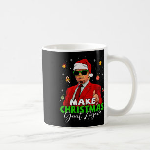 Caneca De Café Faça Excelente de Natal novamente Papais noeis eng