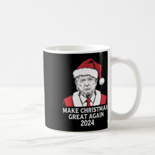 Caneca De Café Faça Excelente De Natal Novamente Papais noeis Eng