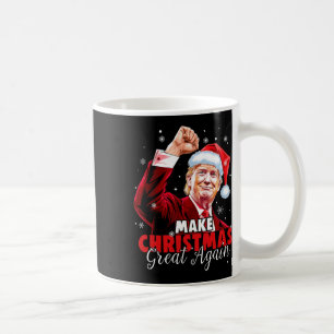 Caneca De Café Faça Excelente De Natal Novamente Papais noeis Eng