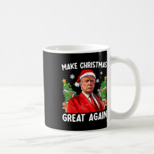 Caneca De Café Faça Excelente De Natal Novamente Papais noeis Eng