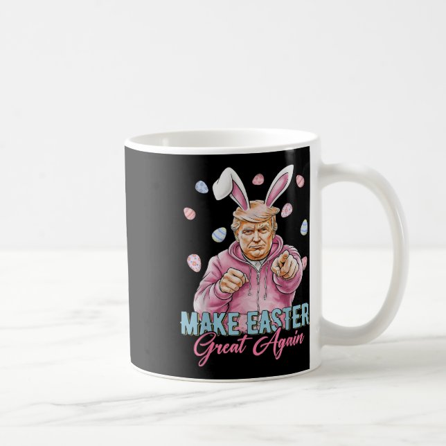 Caneca De Café Faça Excelente De Páscoa Novamente Engraçado Prima (Direita)