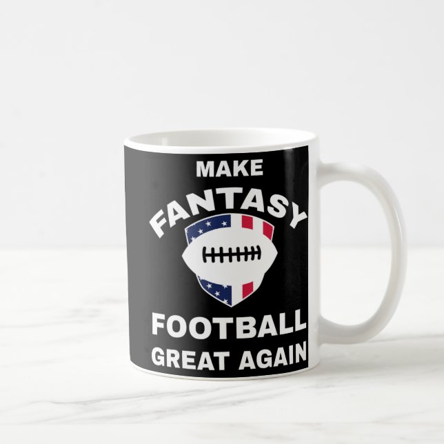 Caneca De Café Faça Fantasy Excelente De Futebol Novamente (Direita)