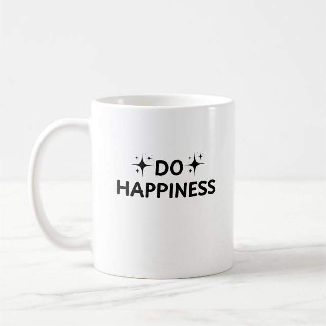 Caneca De Café Faça Felicidade (Esquerda)